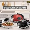 Four à Pizza Électrique 12" – 1200W Plaque Céramique
