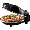 Four à Pizza Électrique 12" – 1200W Plaque Céramique