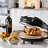 Four à Pizza Électrique 12" – 1200W Plaque Céramique