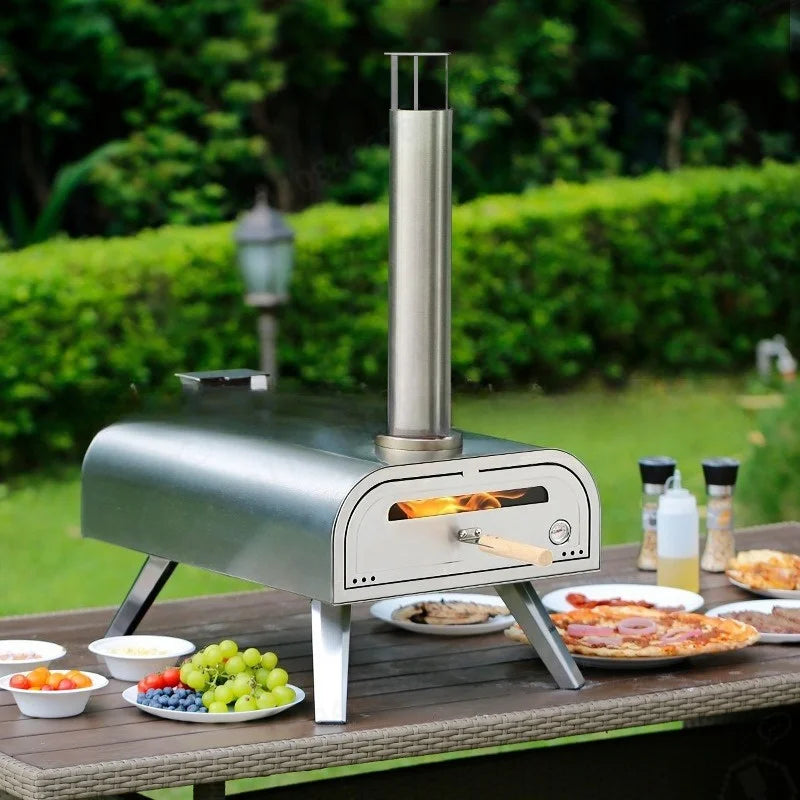 Four à pizza portable à granulés de bois pour la cuisine en plein air, à la maison ou dans le jardin